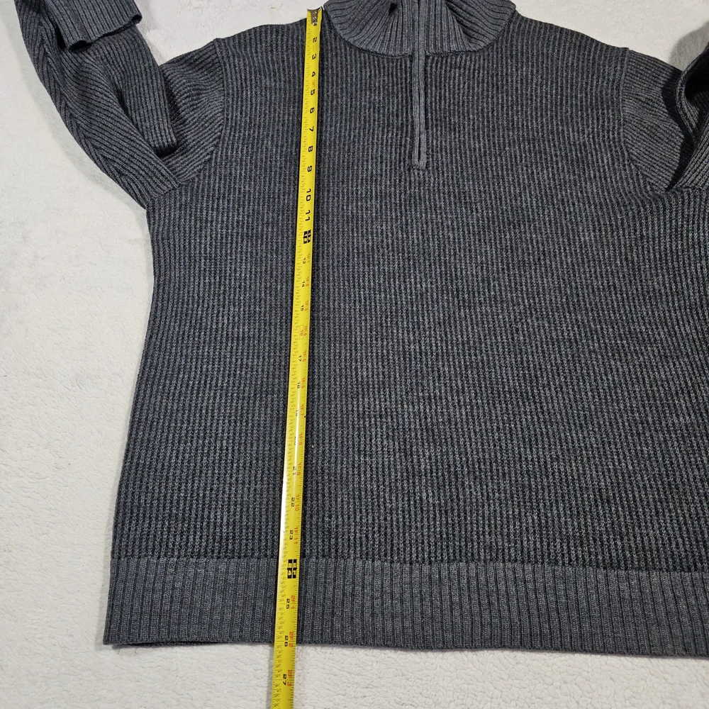 Patagonia Sweater Mens Wool 1/4 Zip Pullover Size Large.